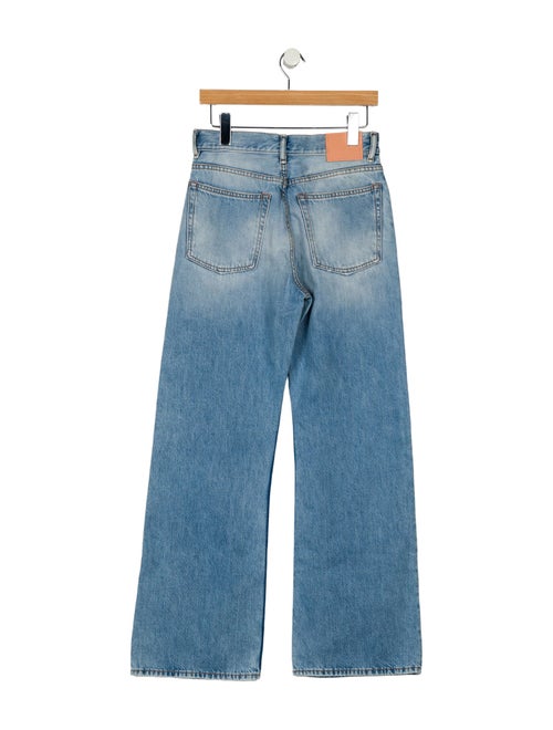 Acne Studios High-Rise Wide Leg Jeans