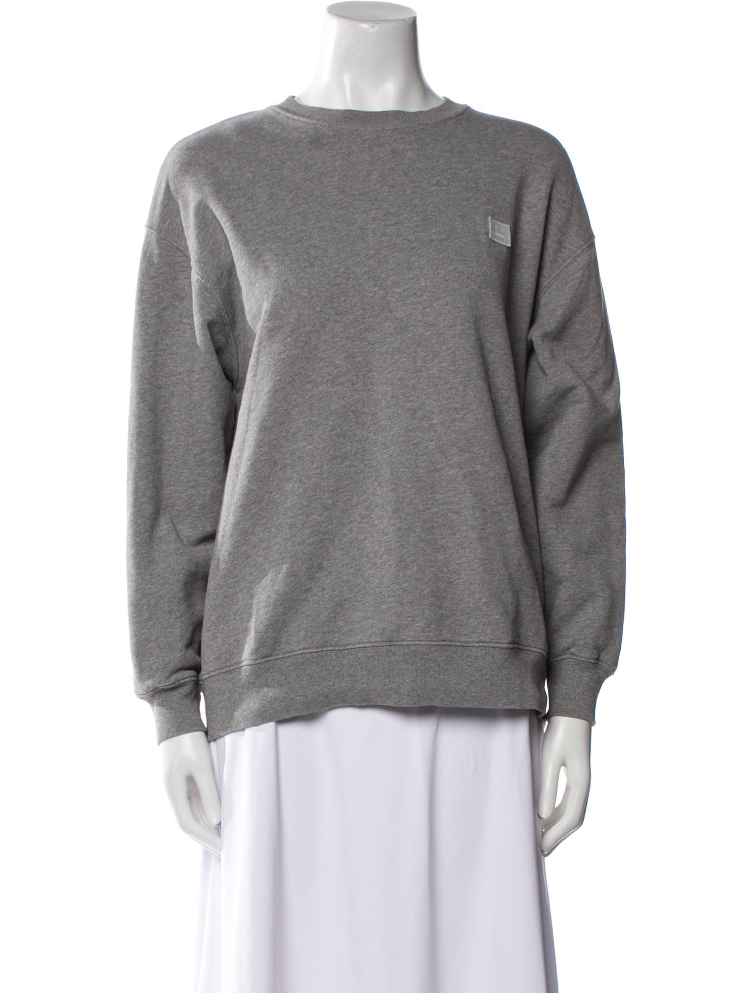 Acne Studios Bateau Neckline Long Sleeve Sweatshirt
