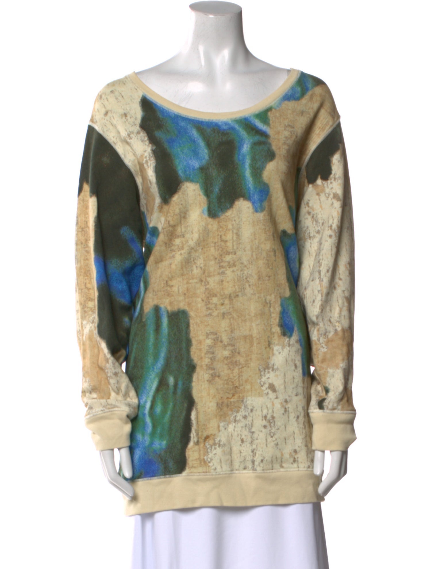 Acne Studios Printed Bateau Neckline Tunic