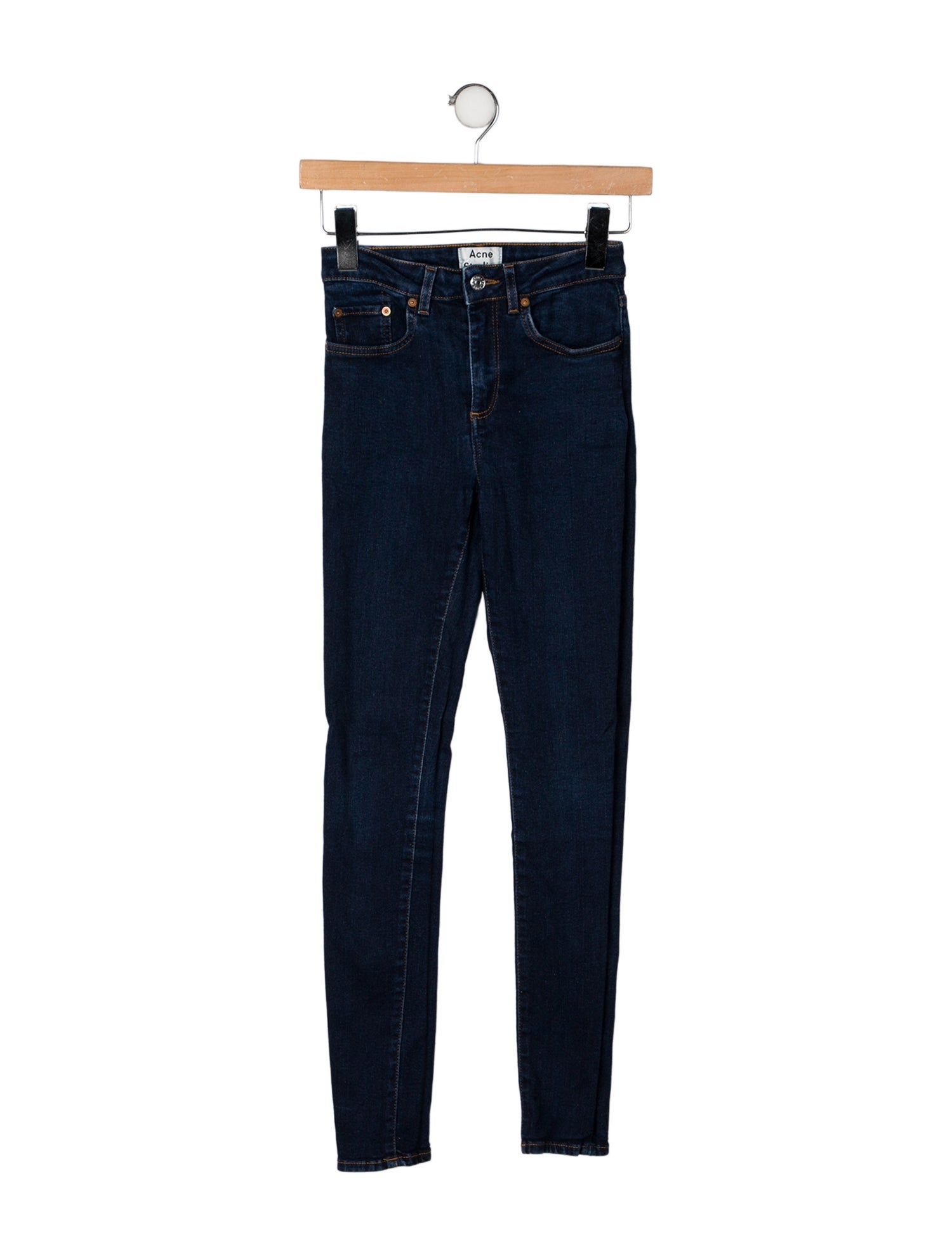 Acne Studios Mid-Rise Skinny Leg Jeans