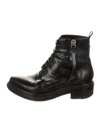 Acne Studios Leather Combat Boots