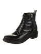 Acne Studios Leather Combat Boots