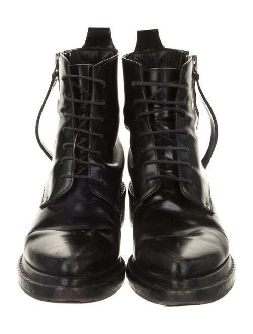 Acne Studios Leather Combat Boots