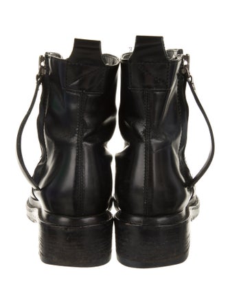 Acne Studios Leather Combat Boots