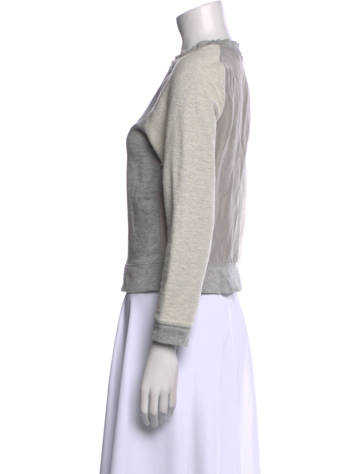 Acne Studios Crew Neck Long Sleeve Sweatshirt