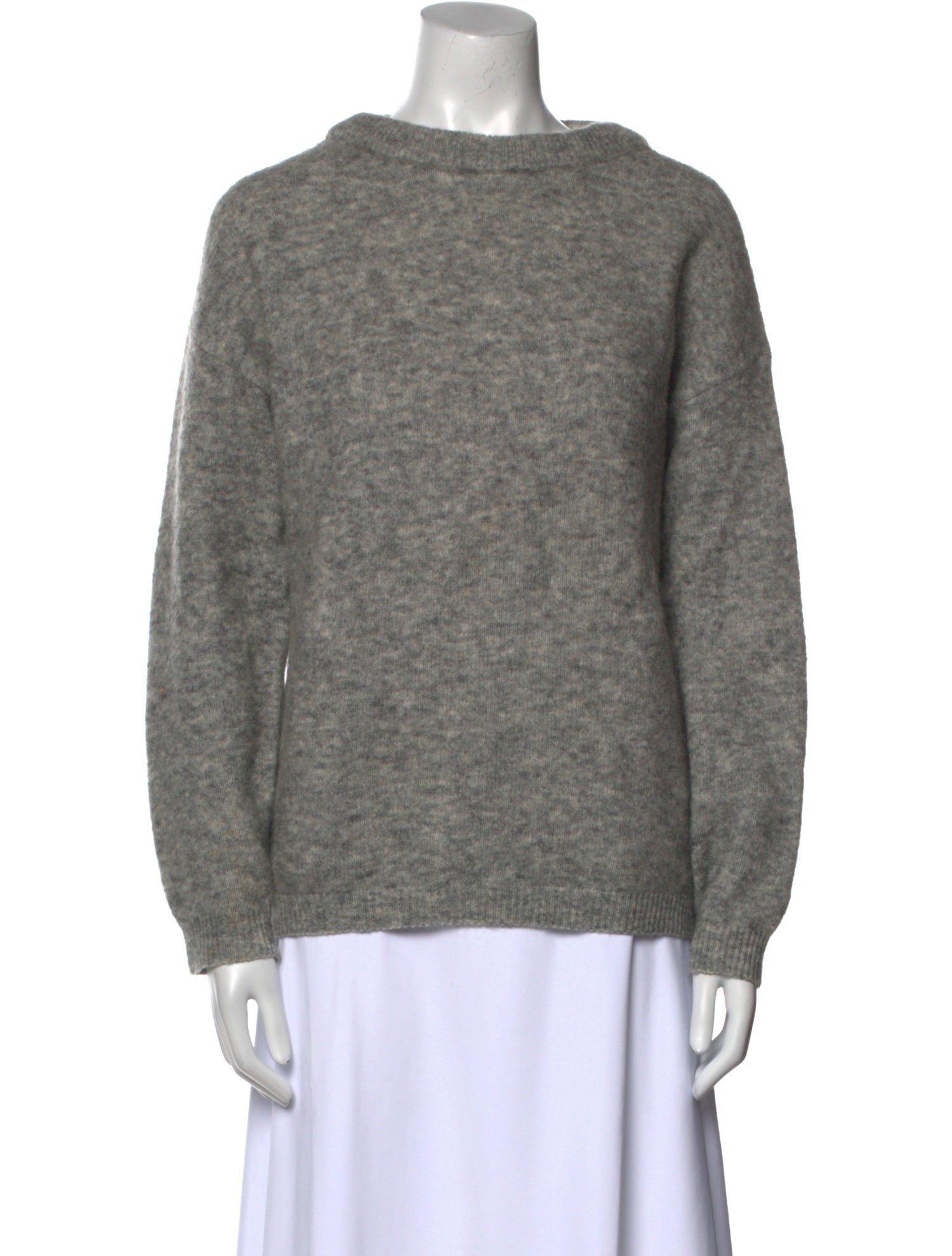 Acne Studios Bateau Neckline Long Sleeve Sweatshirt