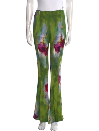 Acne Studios Tie-Dye Print Wide Leg Pants