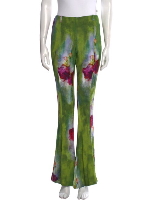 Acne Studios Tie-Dye Print Wide Leg Pants