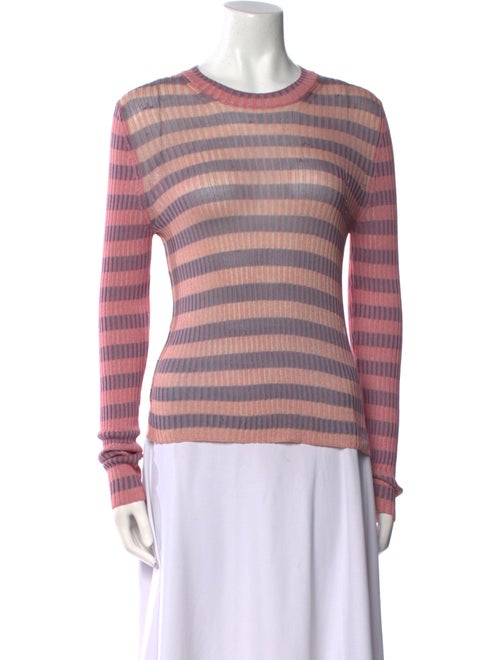 Acne Studios Striped Scoop Neck Sweater