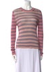 Acne Studios Striped Scoop Neck Sweater