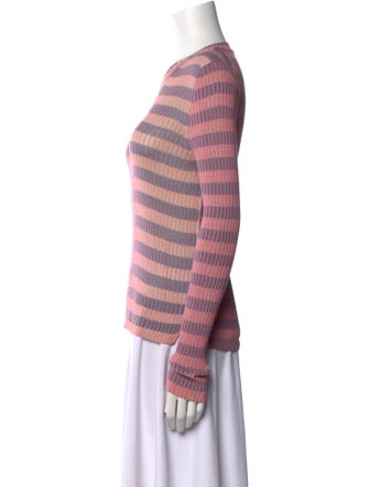 Acne Studios Striped Scoop Neck Sweater