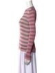 Acne Studios Striped Scoop Neck Sweater