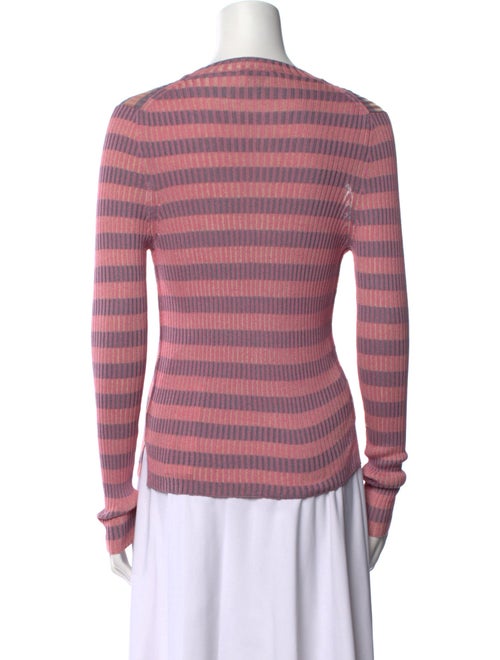 Acne Studios Striped Scoop Neck Sweater