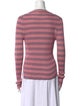 Acne Studios Striped Scoop Neck Sweater
