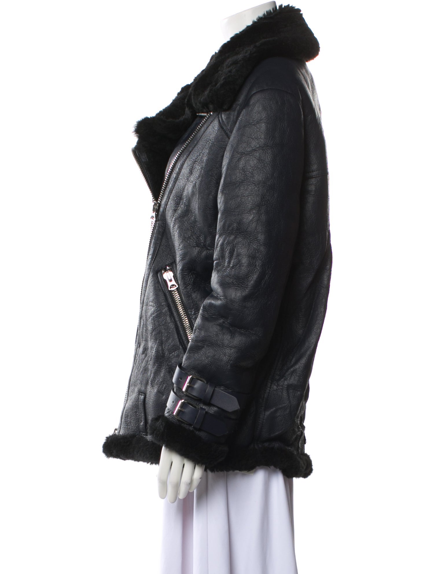 Acne Studios Shearling Fur Jacket