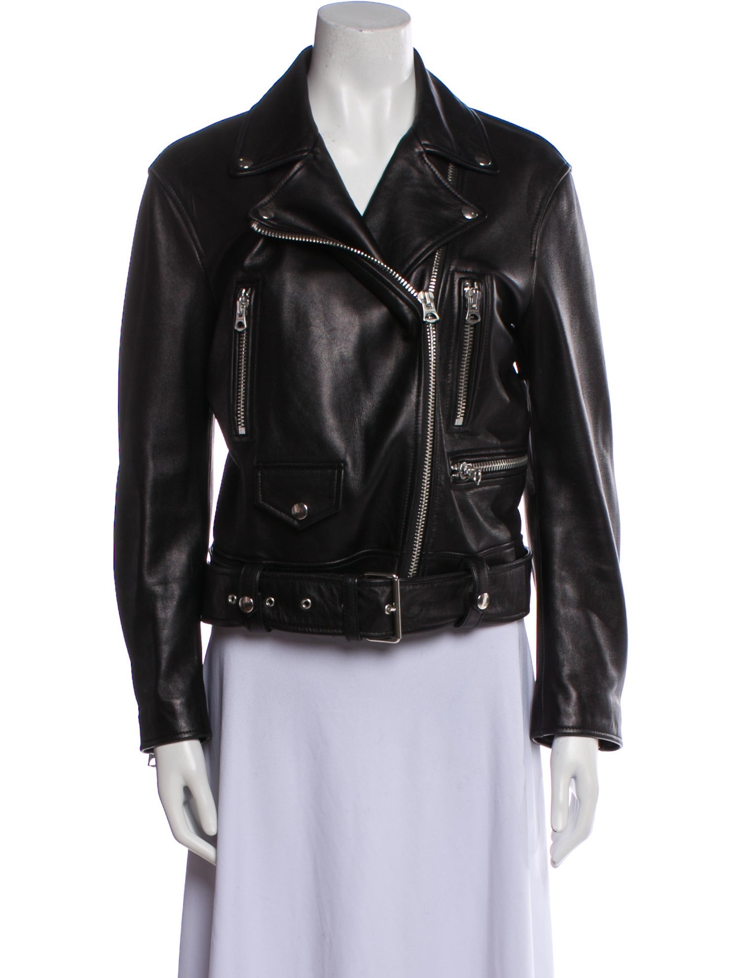Acne Studios Leather Biker Jacket