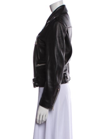 Acne Studios Leather Biker Jacket
