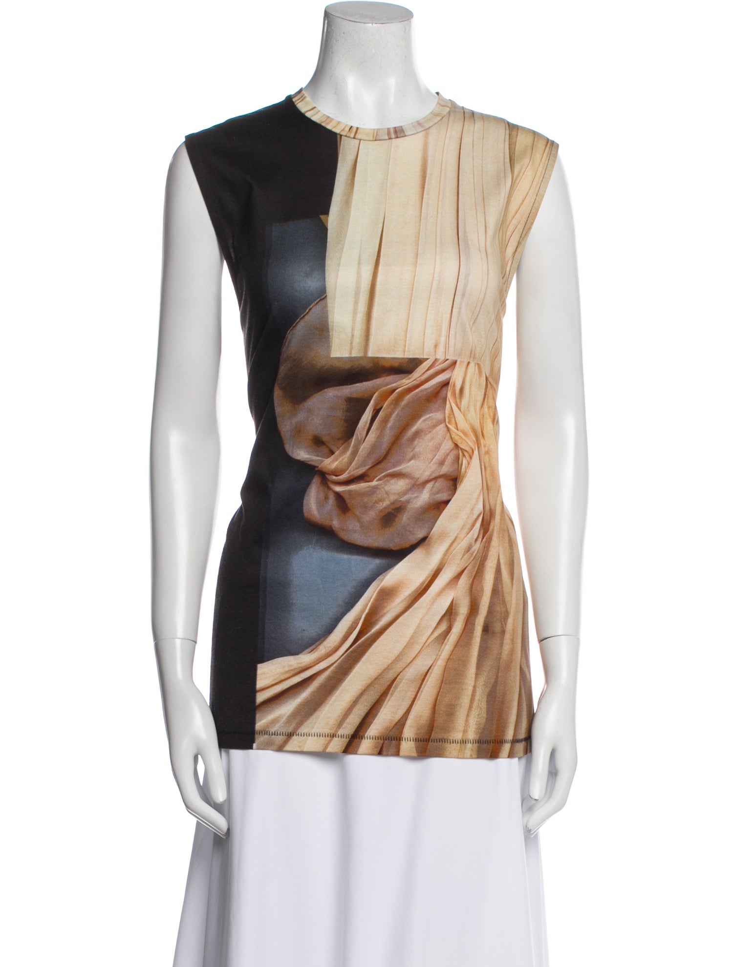 Acne Studios Crew Neck Sleeveless Top