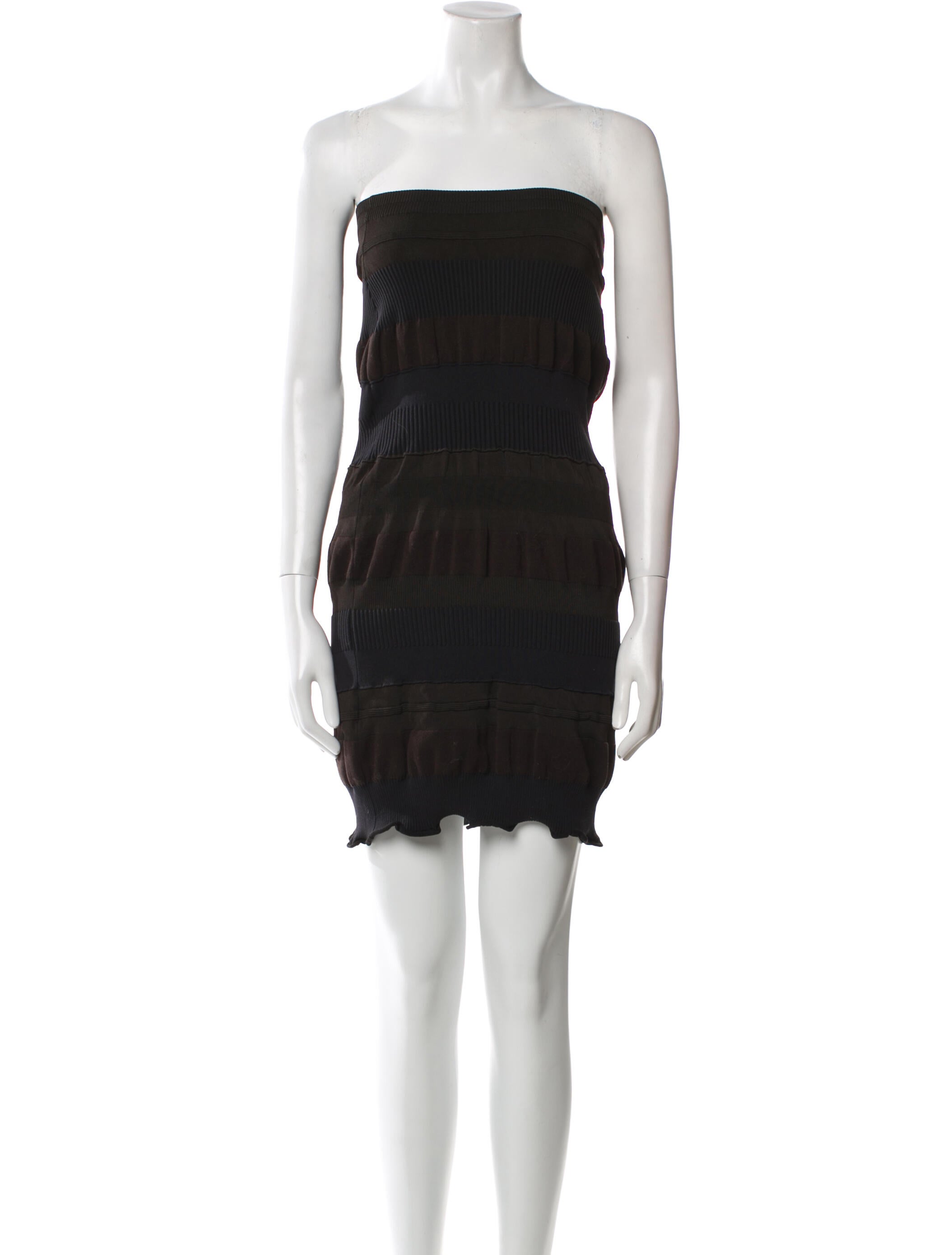 Acne Studios Strapless Mini Dress