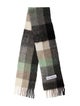 Acne Studios Wool Plaid Print Scarf