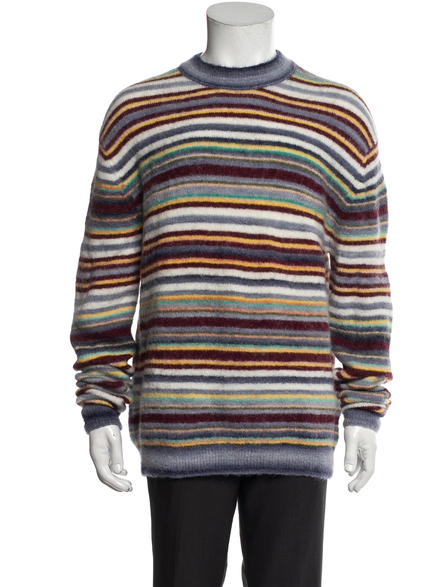 Acne Studios Striped Crew Neck Pullover