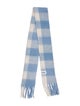 Acne Studios Alpaca Plaid Print Scarf
