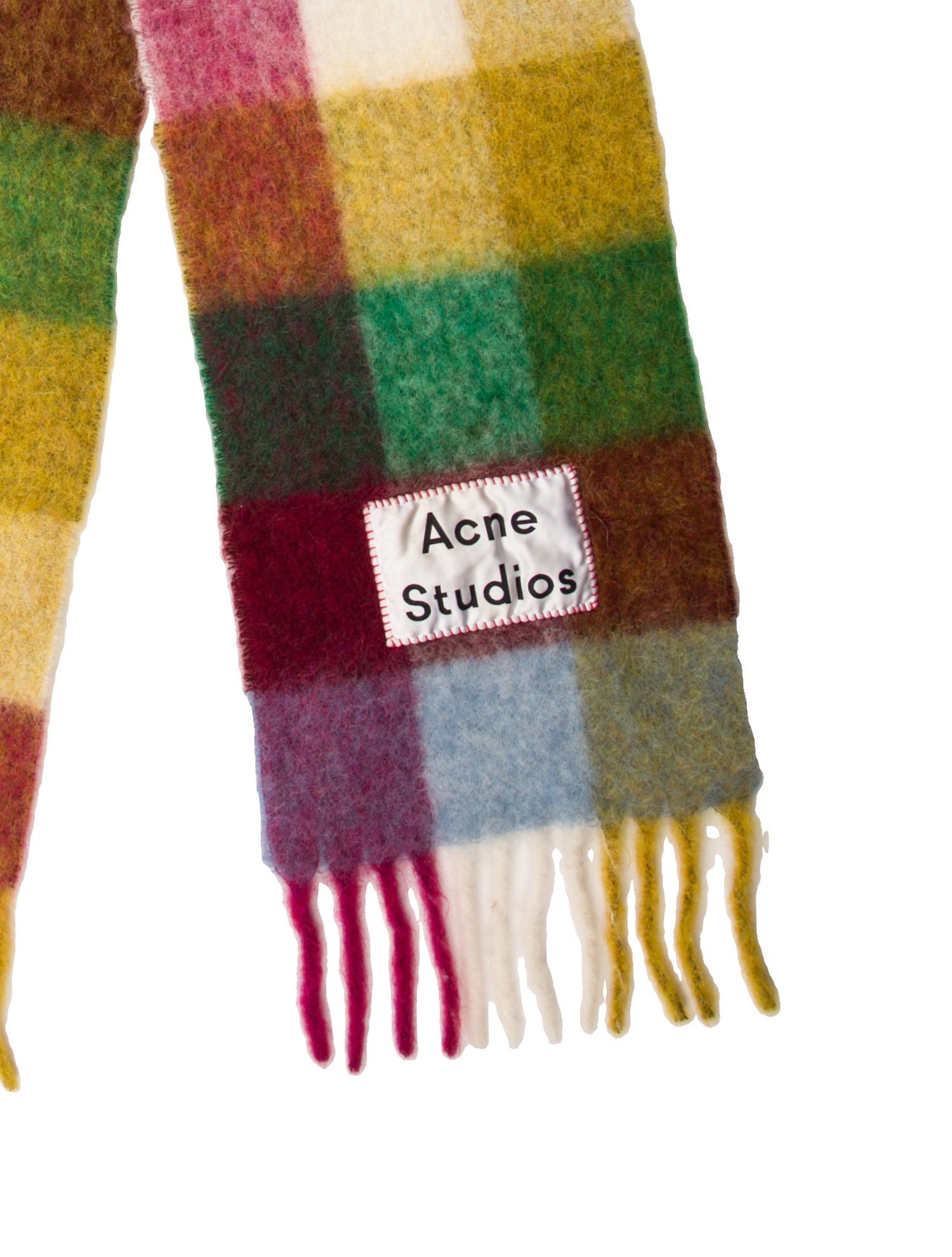 Acne Studios Alpaca Striped Scarf