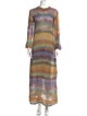 Acne Studios Striped Long Dress