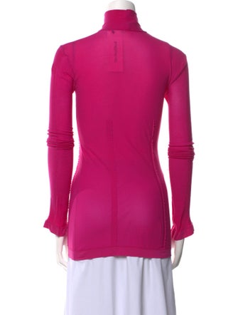 Acne Studios Nylon Turtleneck Top