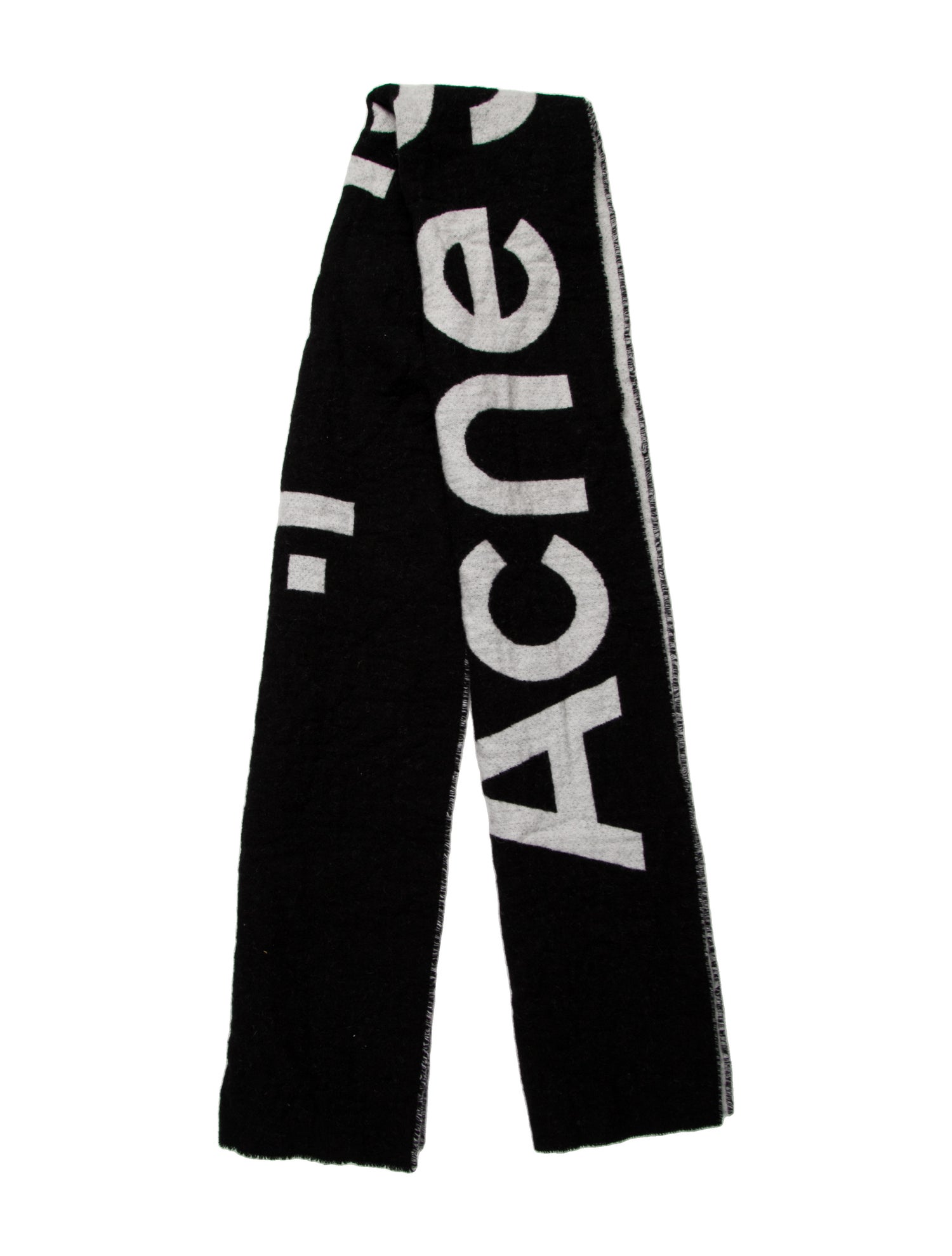 Acne Studios Wool Printed Scarf