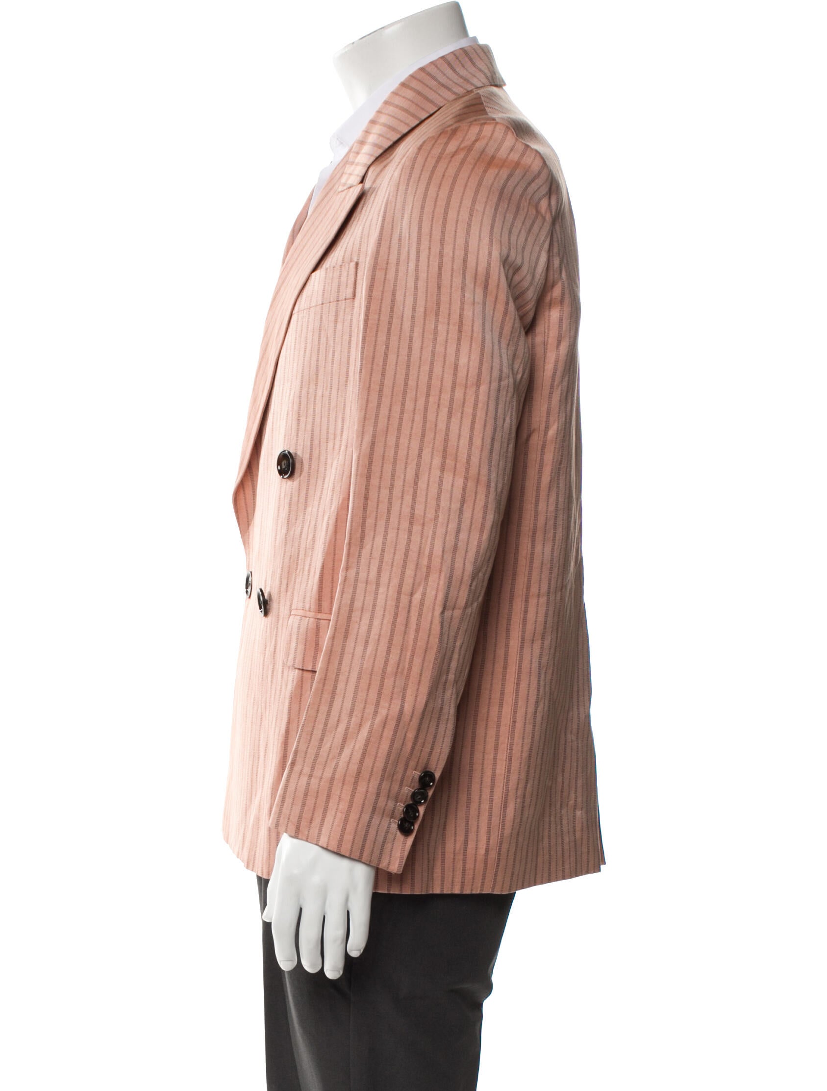 Acne Studios Linen Striped Blazer