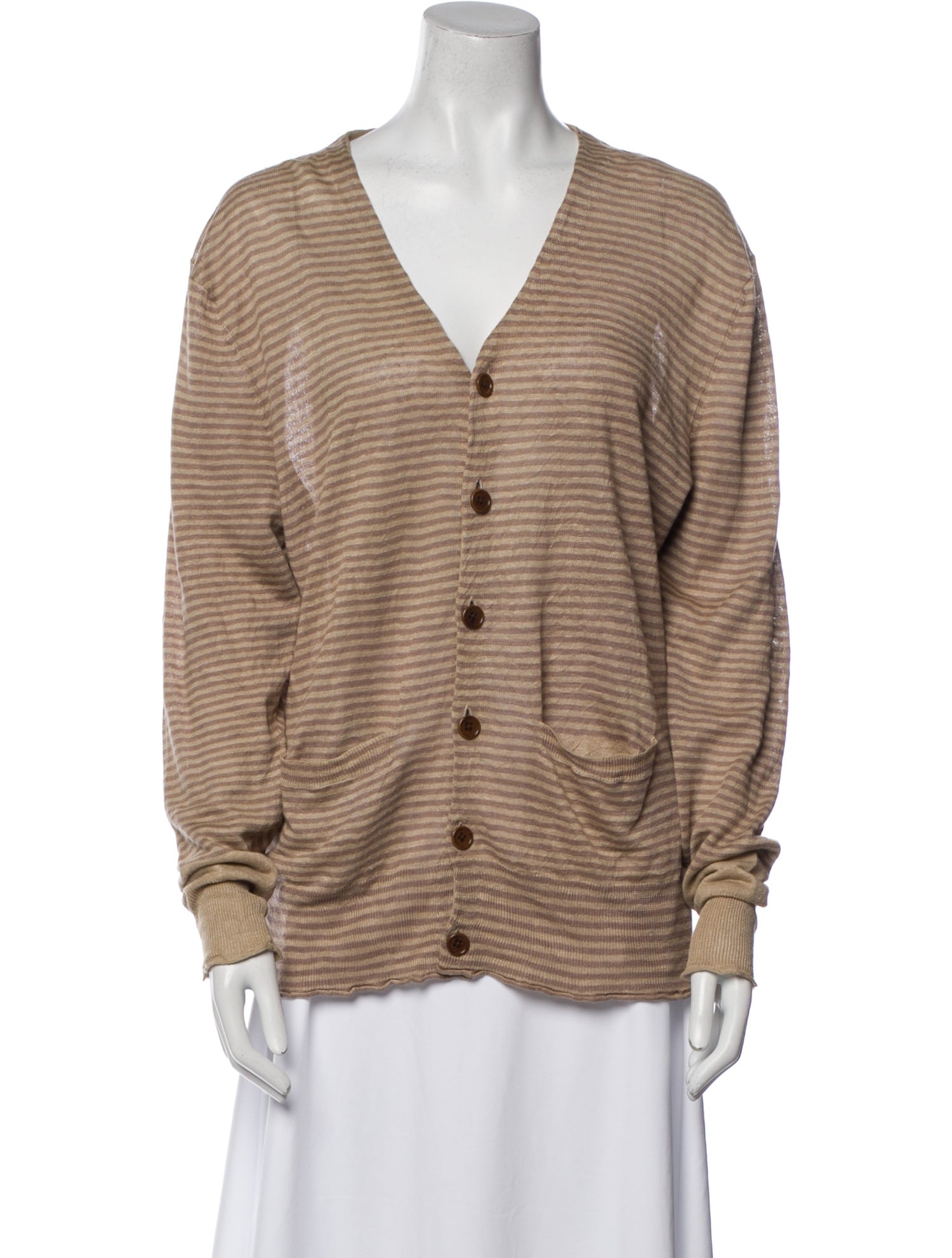 Acne Studios Linen Striped Sweater