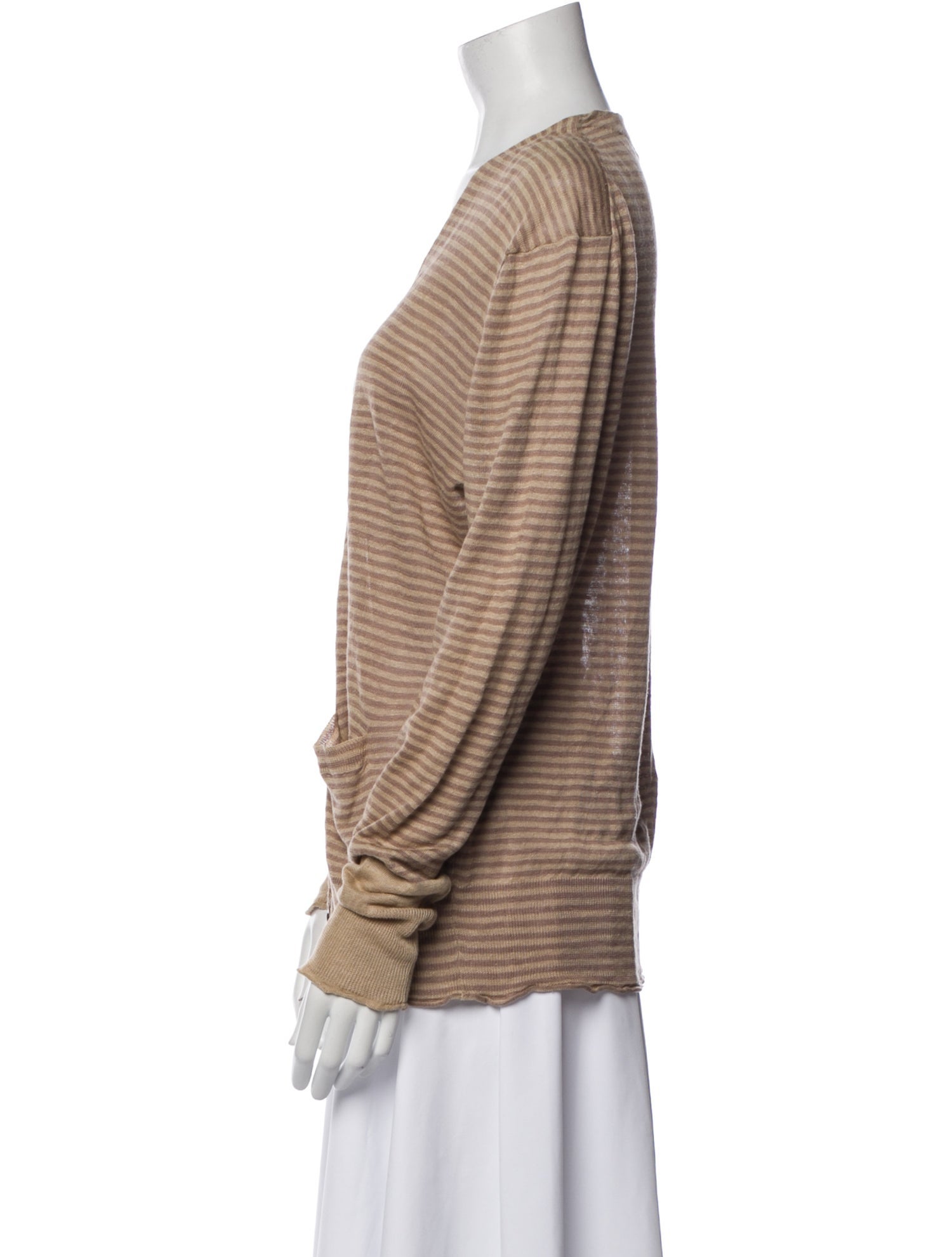 Acne Studios Linen Striped Sweater