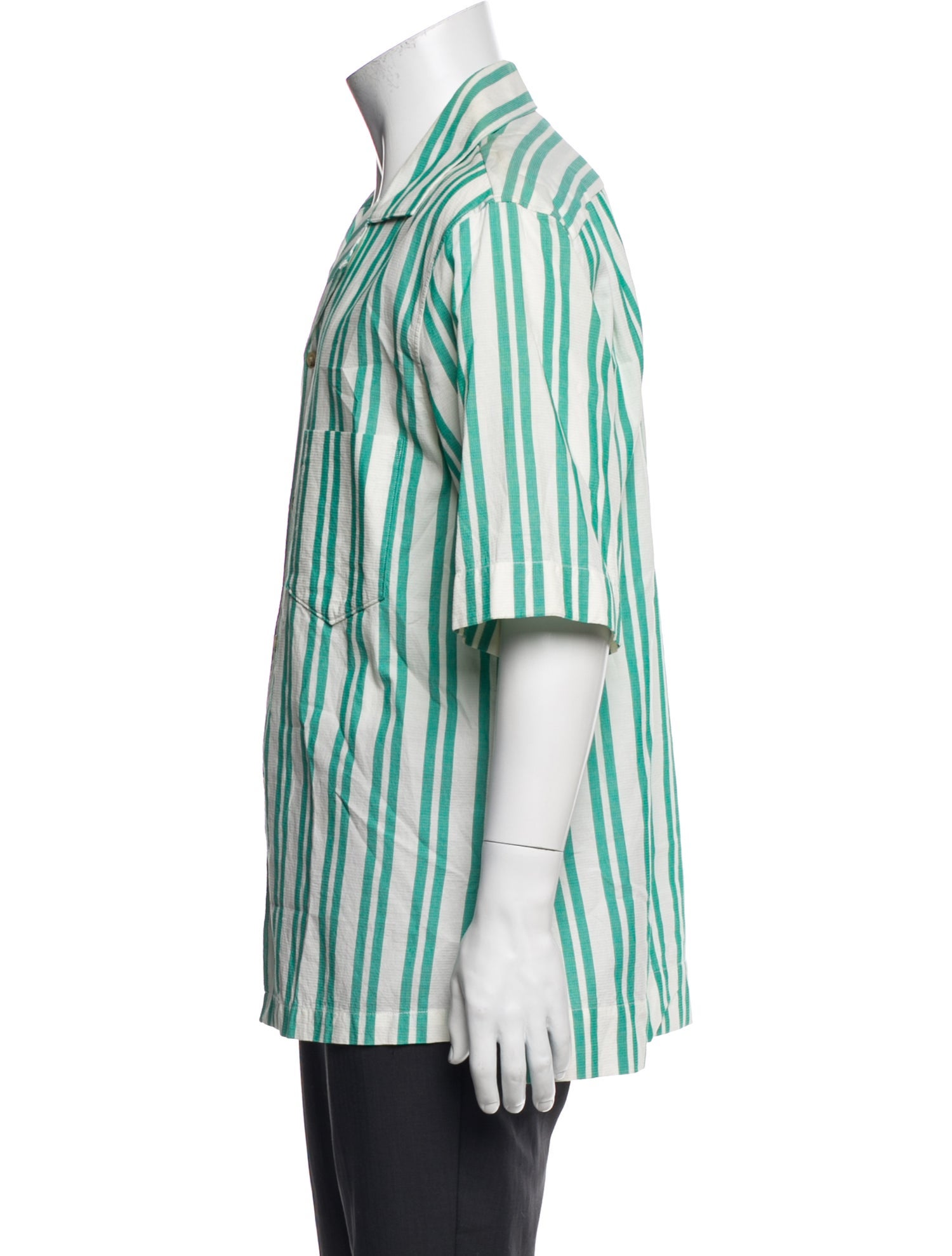 Acne Studios Striped Short Sleeve Shirt