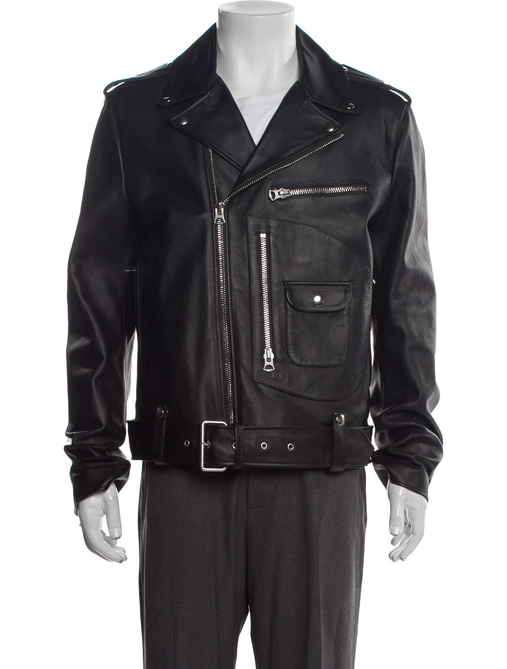 Acne Studios Leather Moto Jacket