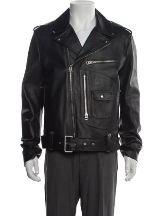 Acne Studios Leather Moto Jacket