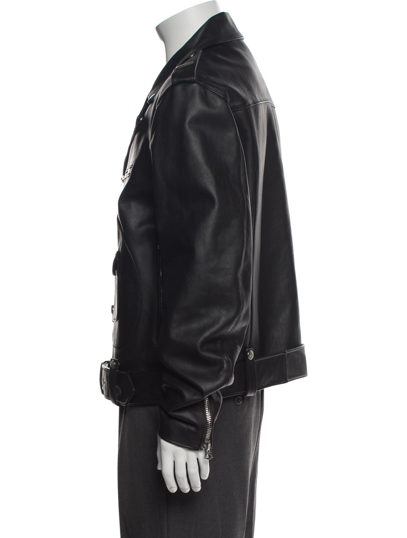 Acne Studios Leather Moto Jacket