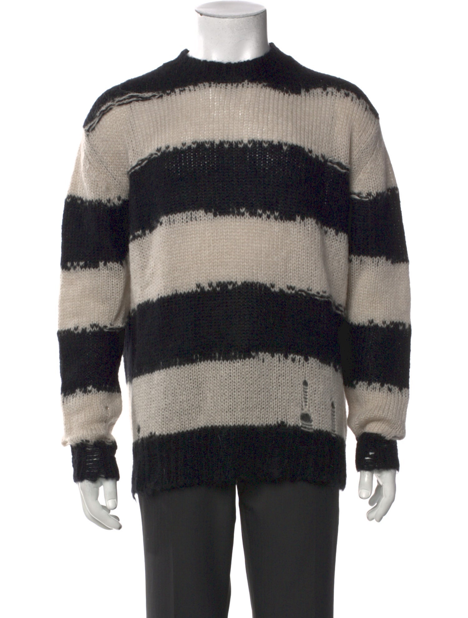 Acne Studios Striped Crew Neck Pullover
