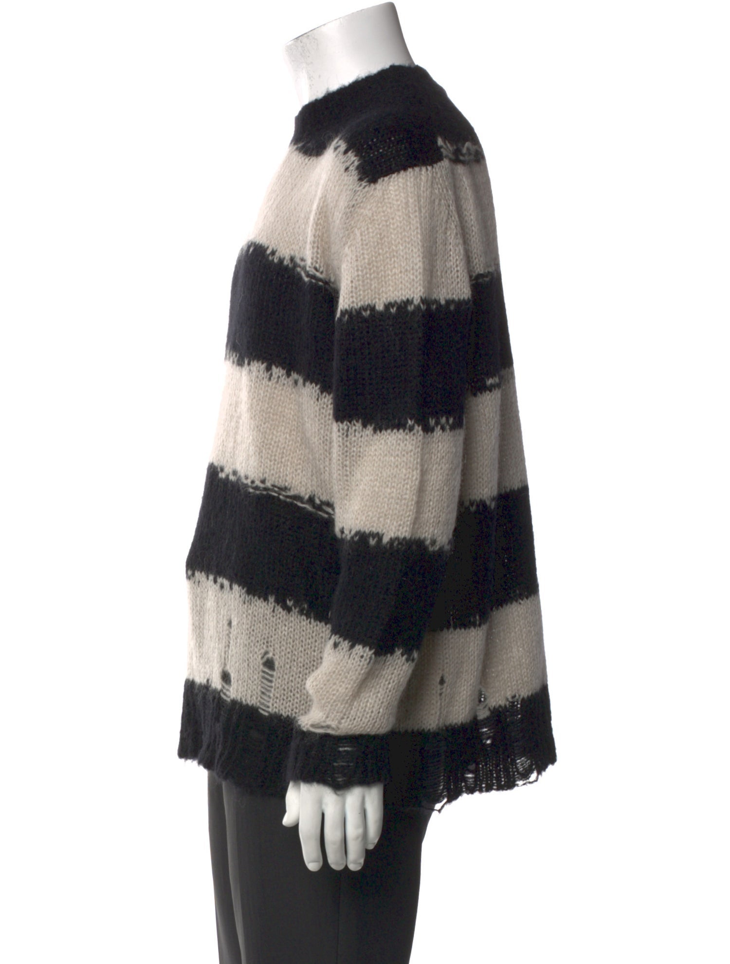 Acne Studios Striped Crew Neck Pullover