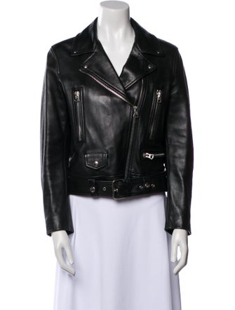Acne Studios Lamb Leather Biker Jacket