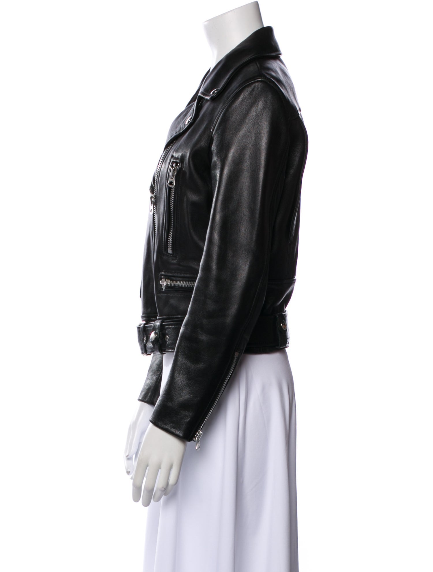 Acne Studios Lamb Leather Biker Jacket