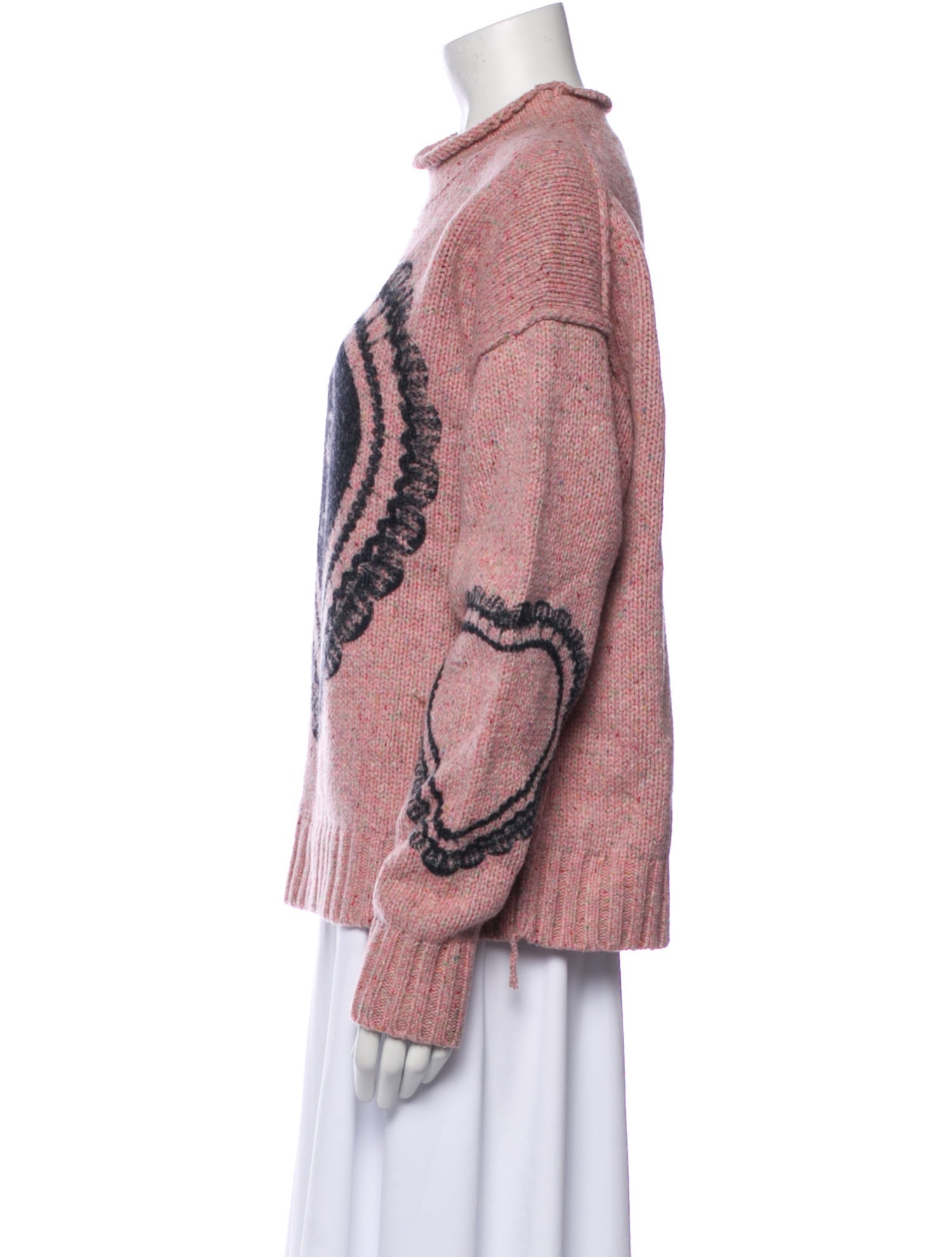 Acne Studios Wool Graphic Print Sweater