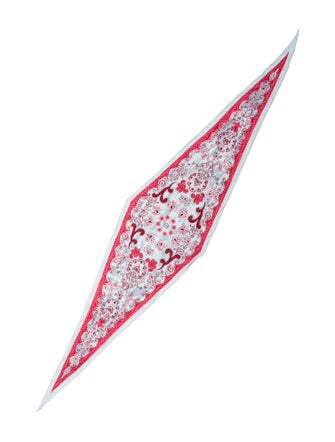 Acne Studios Silk Floral Print Scarf