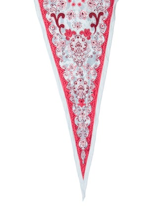 Acne Studios Silk Floral Print Scarf