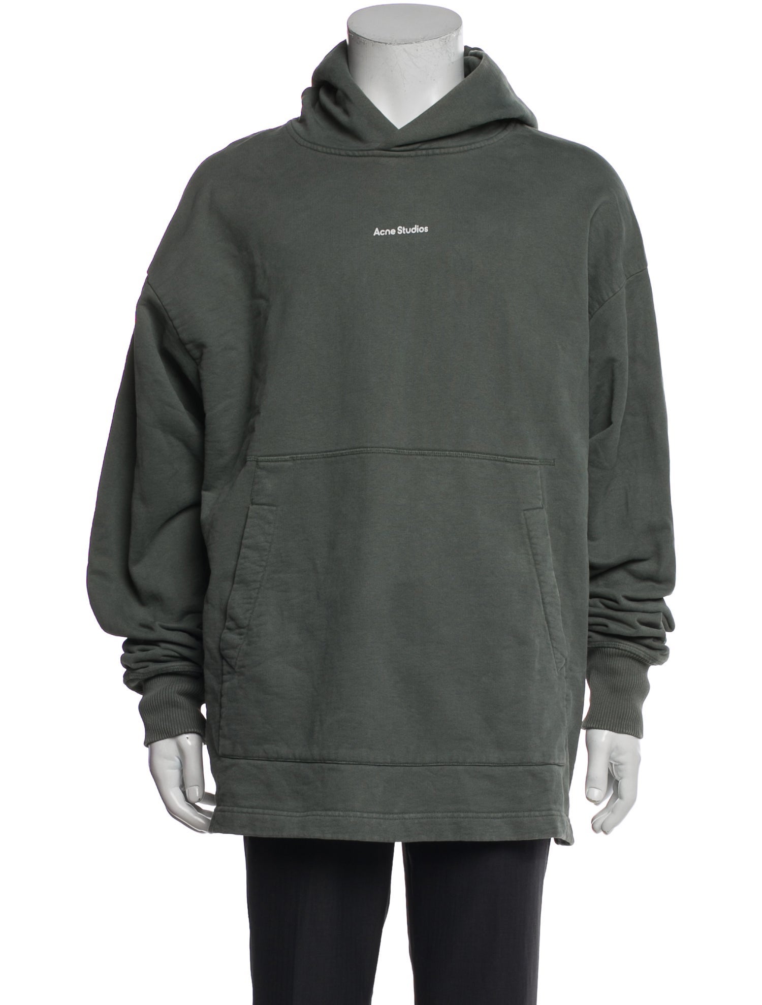 Acne Studios Graphic Print Crew Neck Hoodie