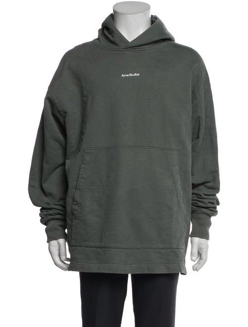 Acne Studios Graphic Print Crew Neck Hoodie