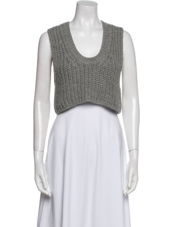 Acne Studios Alpaca Scoop Neck Sweater