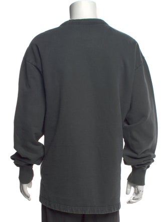 Acne Studios Graphic Print Crew Neck Sweatshirt