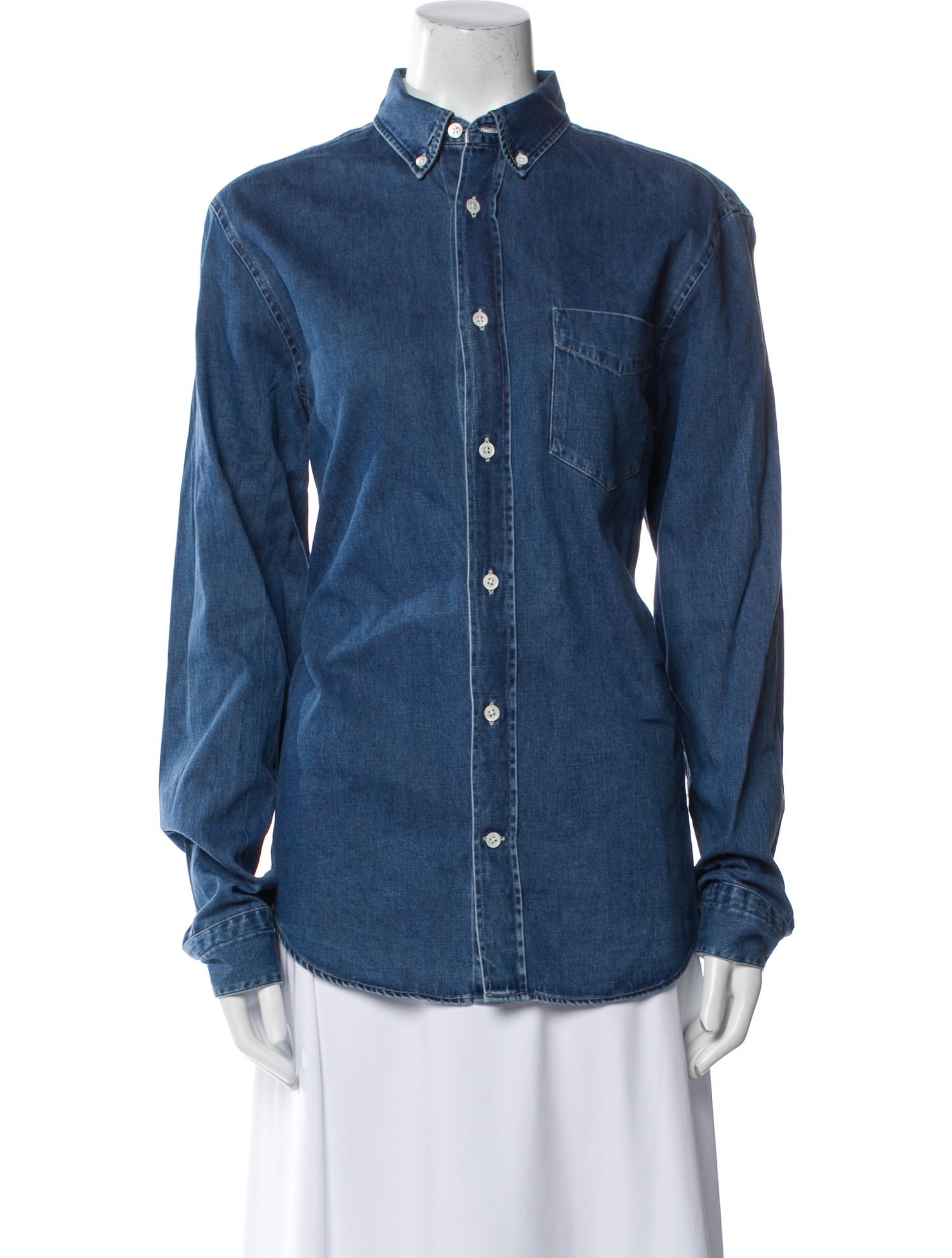 Acne Studios Long Sleeve Button-Up Top