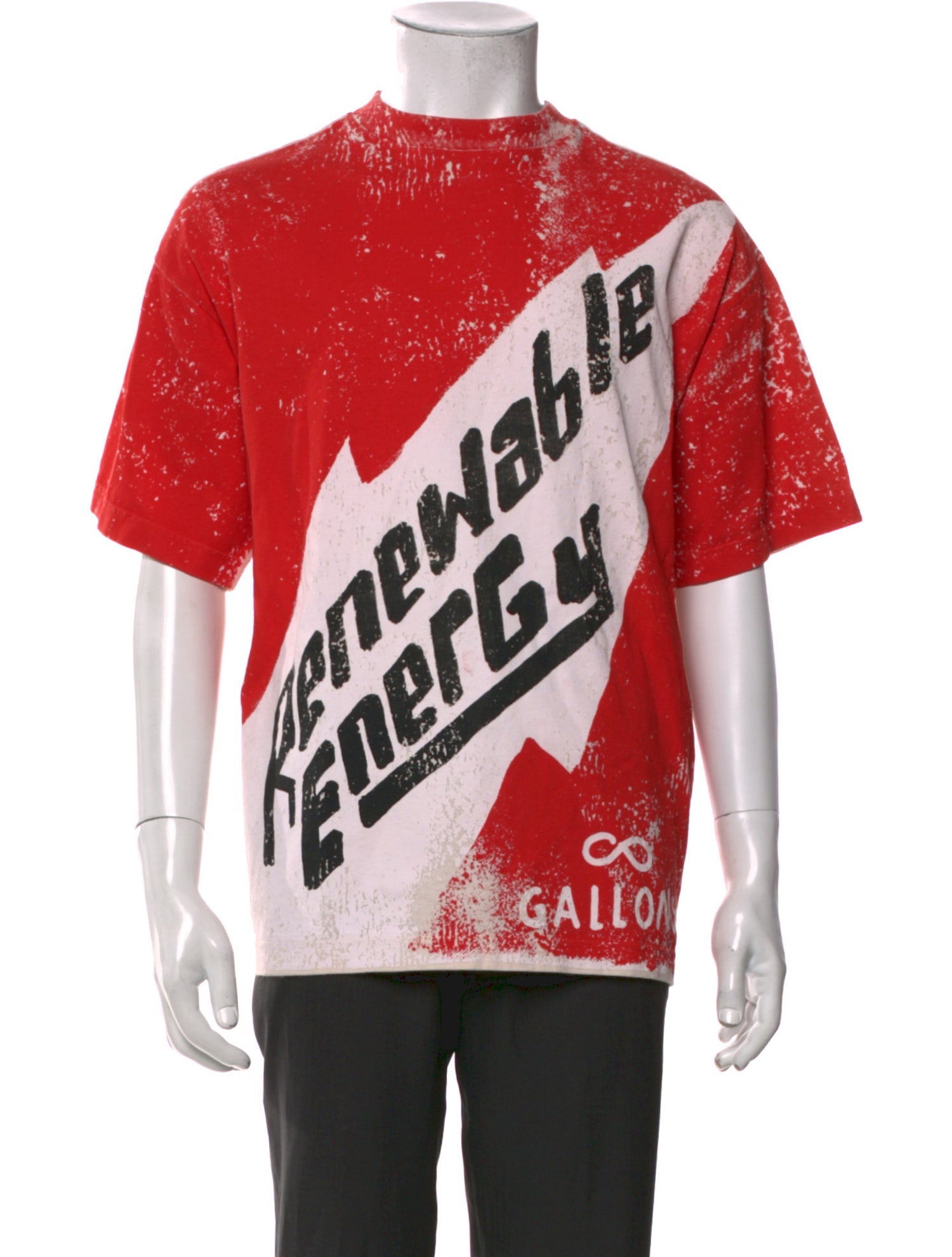 Acne Studios Graphic Print Crew Neck T-Shirt